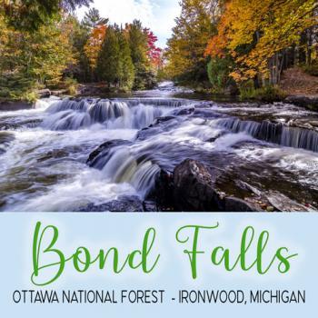 Bond Falls Ironwood, Michigan