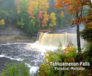 Tahquamenon Falls in Paradise Michigan